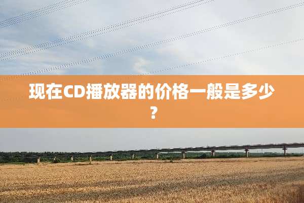 现在CD播放器的价格一般是多少？