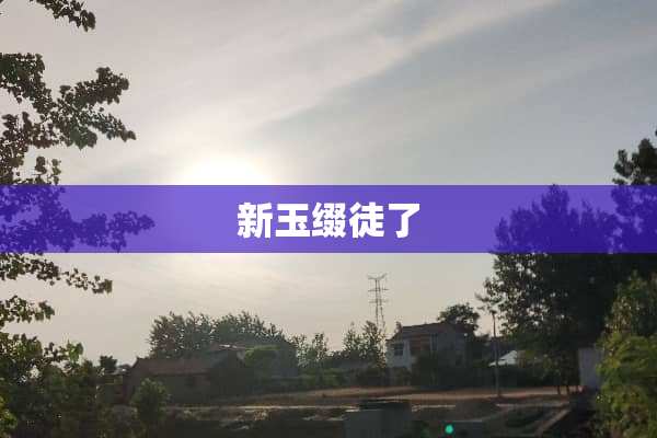 新玉缀徒了
