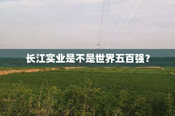 长江实业是不是世界五百强？