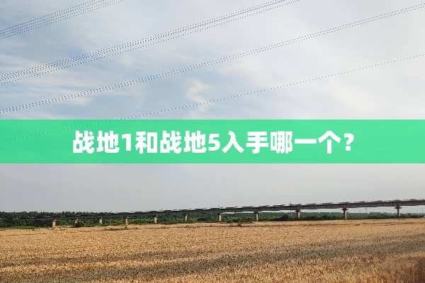战地1和战地5入手哪一个？