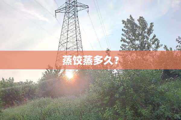 蒸饺蒸多久？
