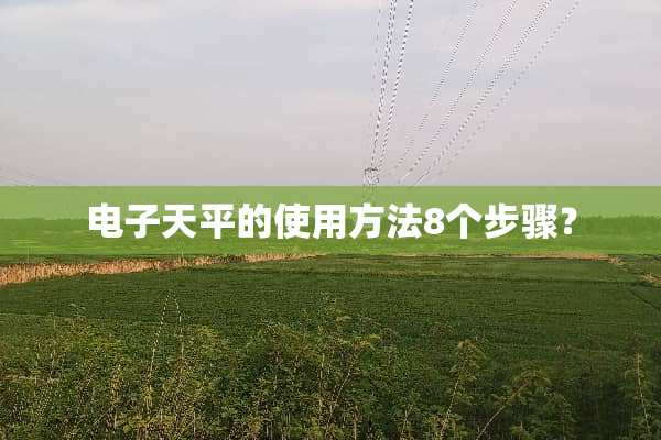 电子天平的使用方法8个步骤？