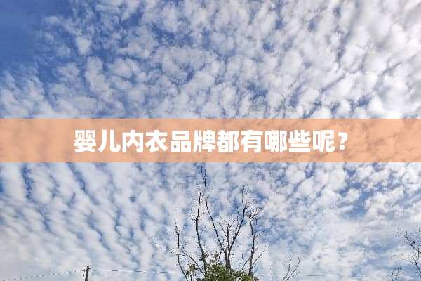 婴儿**品牌都有哪些呢？