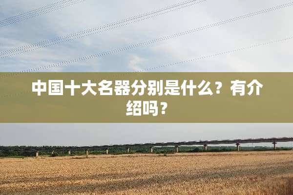 中国十大名器分别是什么？有介绍吗？