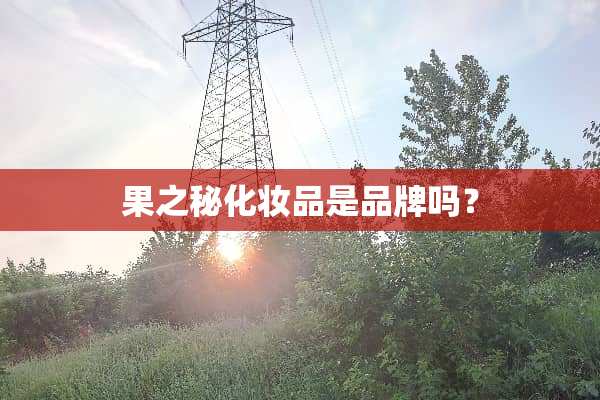 果之秘化妆品是品牌吗？