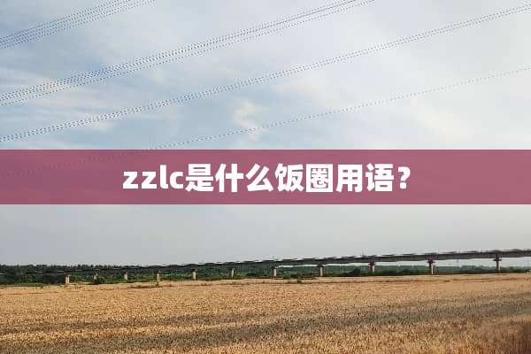 zzlc是什么饭圈用语？