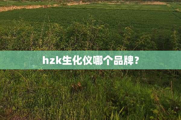 hzk生化仪哪个品牌？