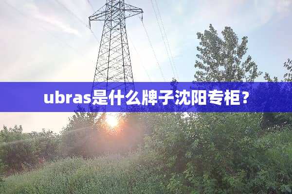 ubras是什么牌子沈阳专柜？