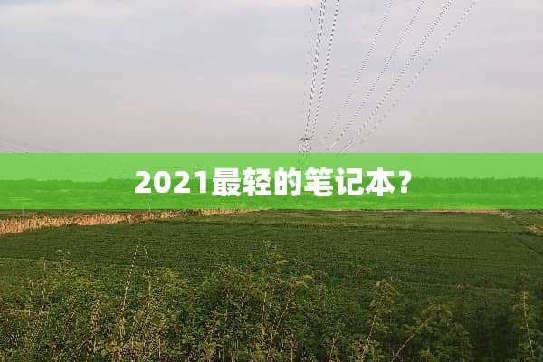 2021最轻的笔记本？