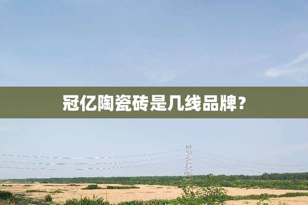 冠亿陶瓷砖是几线品牌？