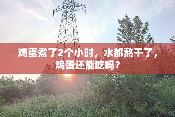 鸡蛋煮了2个小时，水都熬干了，鸡蛋还能吃吗？