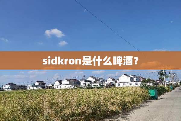 sidkron是什么啤酒？