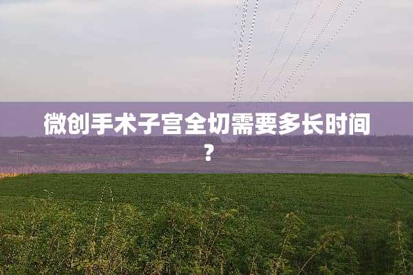 微创手术子宫全切需要多长时间？