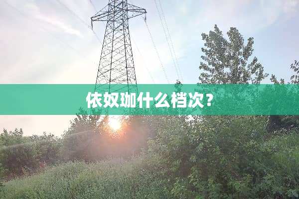 依*珈什么档次？