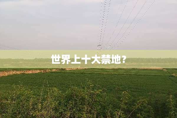 世界上十**地？