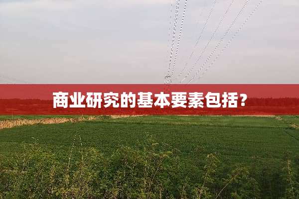 商业研究的基本要素包括？