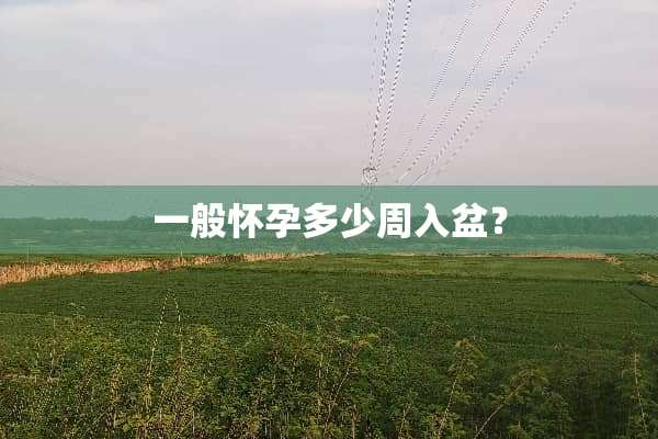 一般怀孕多少周入盆？
