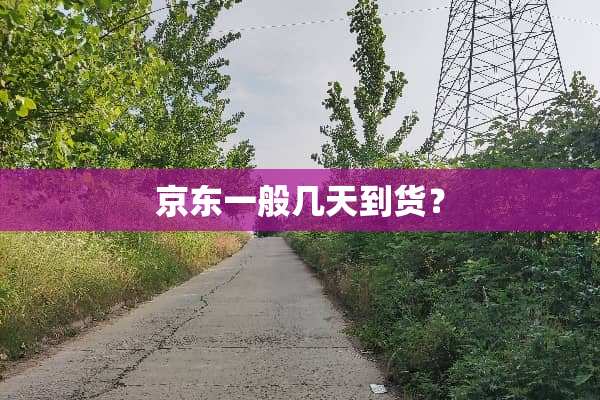 京东一般几天到货？