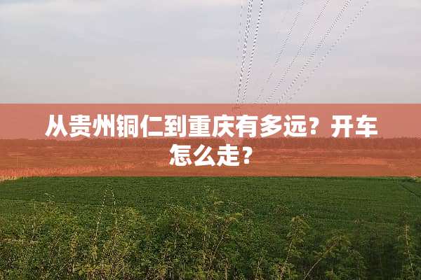 从贵州铜仁到重庆有多远？开车怎么走？