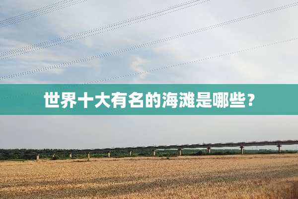 世界十大有名的海滩是哪些？