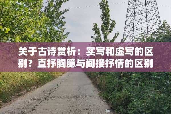 关于古诗赏析：实写和虚写的区别？直抒胸臆与间接抒情的区别？麻烦举例详解？