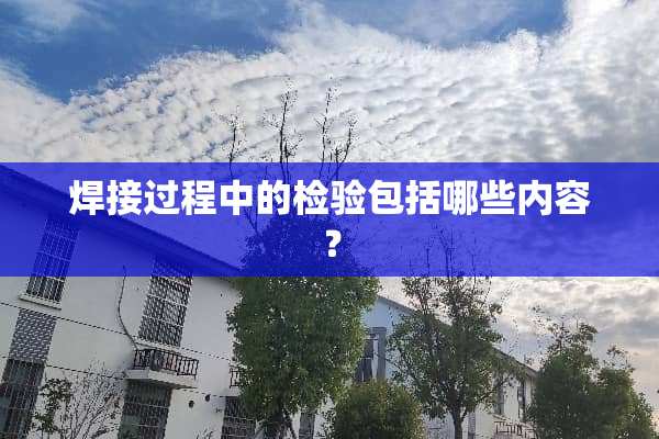 焊接过程中的检验包括哪些内容？