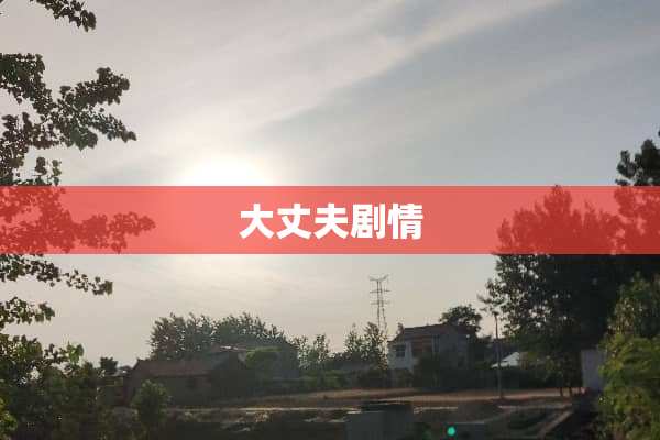 大丈夫剧情