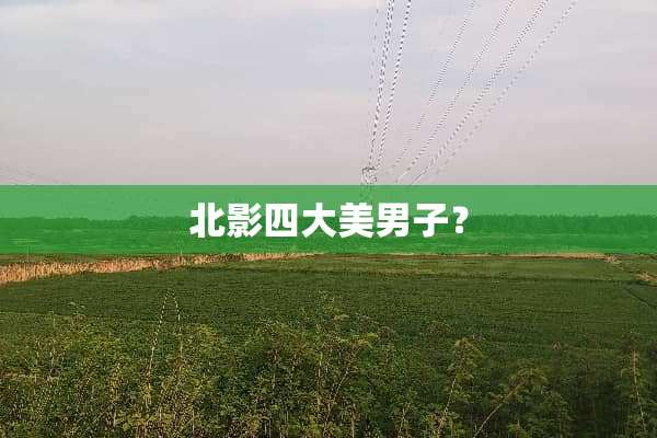 北影四大**子？