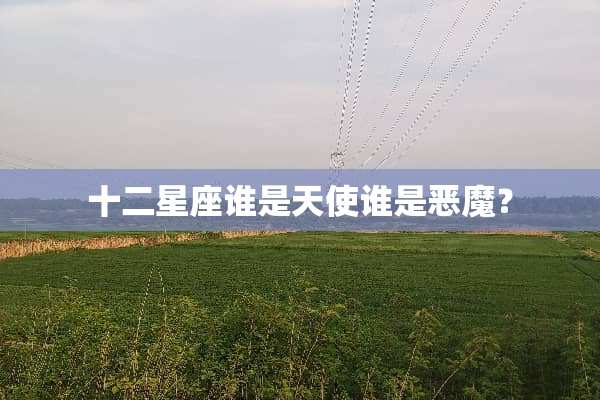 十二星座谁是天使谁是恶魔？