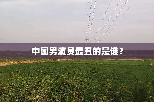 中国男演员最丑的是谁？