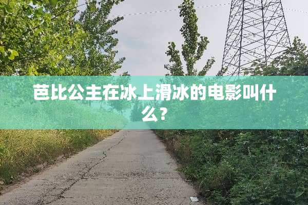 芭比公主在冰上滑冰的电影叫什么？