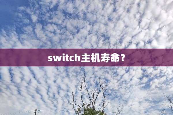 switch主机寿命？