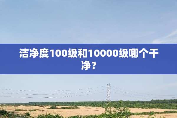 洁净度100级和10000级哪个干净？