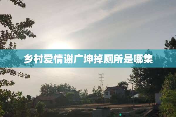 乡村爱情谢广坤掉厕所是哪集