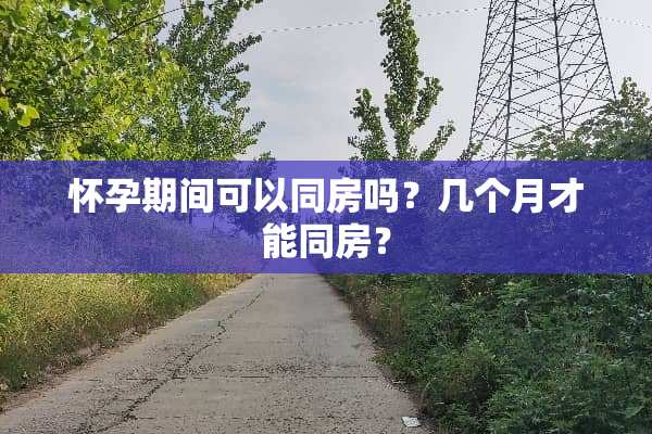 怀孕期间可以**吗？几个月才能**？
