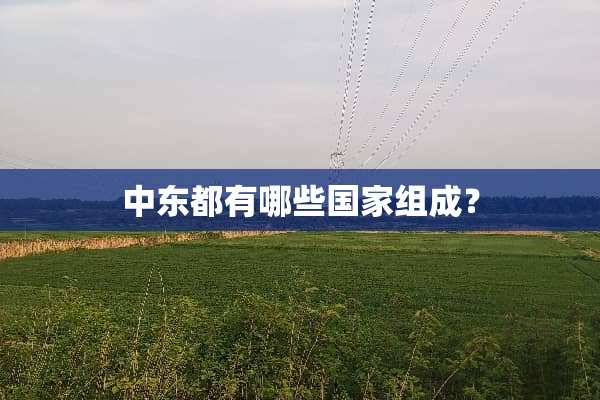 中东都有哪些国家组成？