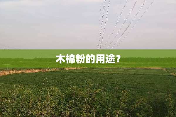 木棉粉的用途？