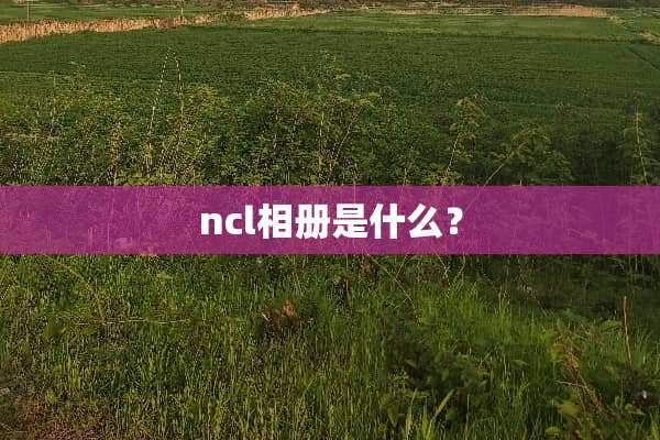 ncl相册是什么？