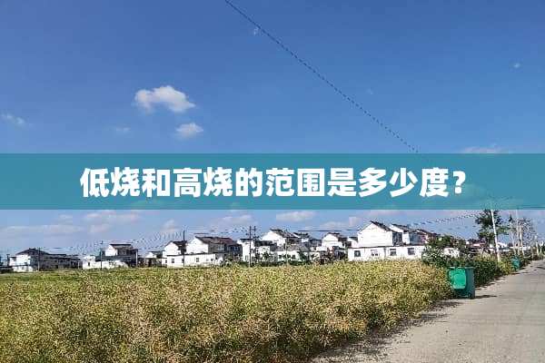 低烧和高烧的范围是多少度？