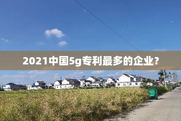 2021中国5g专利最多的企业？