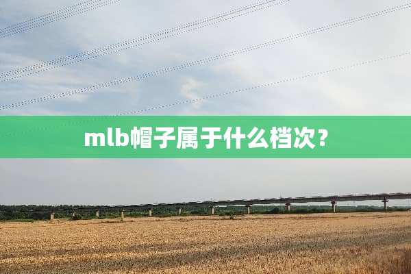 mlb帽子属于什么档次？