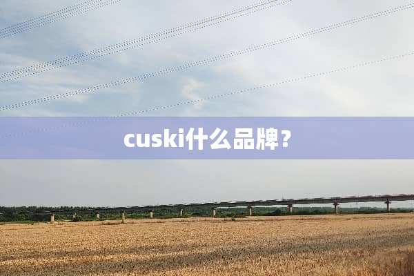 cuski什么品牌？