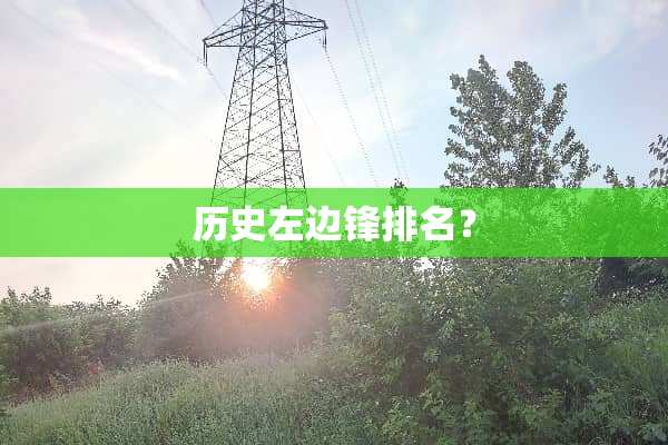 历史左边锋排名？