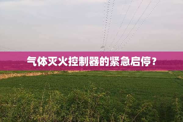 气体灭火***的紧急启停？
