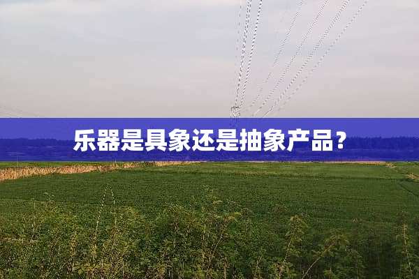 乐器是具象还是抽象产品？