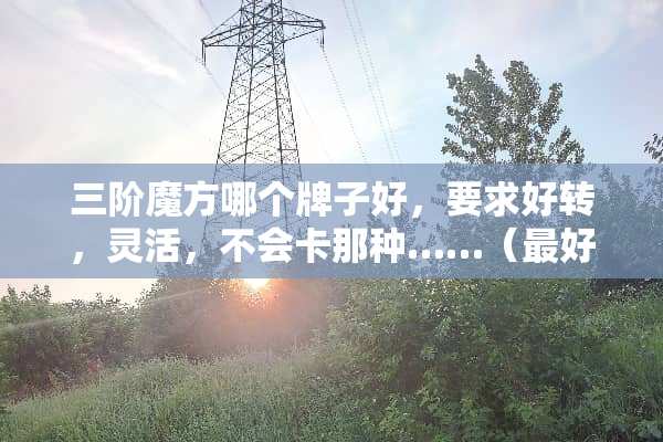 三阶魔方哪个牌子好，要求好转，灵活，不会卡那种……（最好国产）？