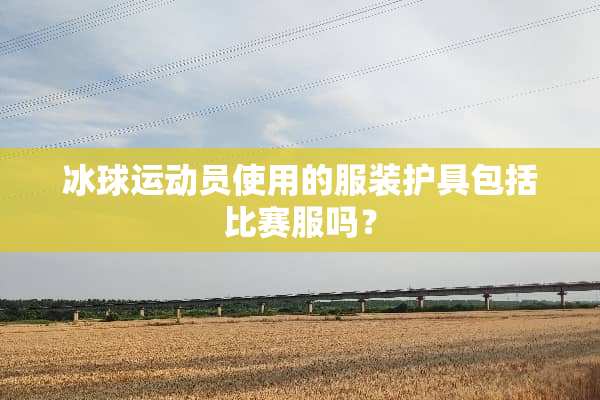 冰球运动员使用的服装护具包括比赛服吗？