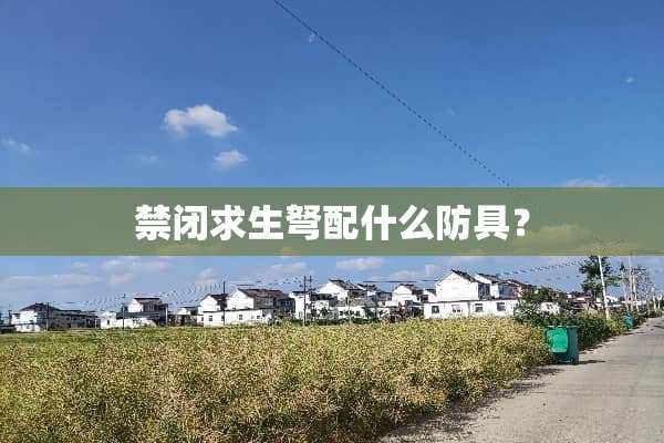 禁闭求生弩配什么防具？