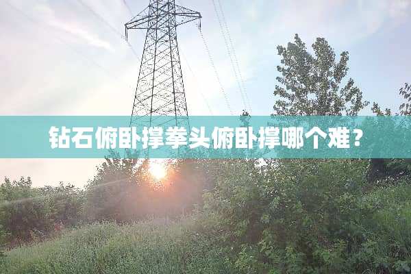 钻石俯卧撑拳头俯卧撑哪个难？