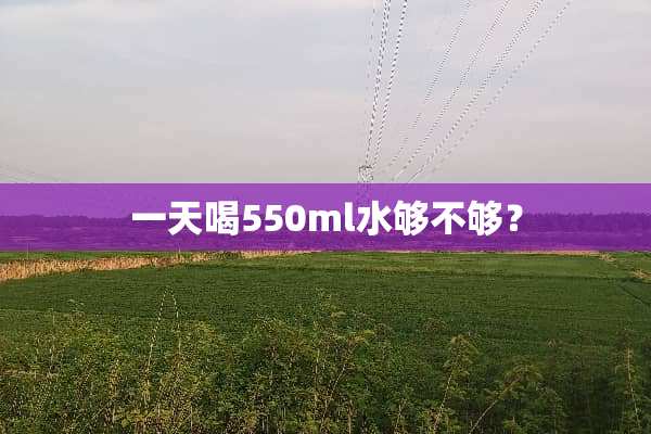 一天喝550ml水够不够？